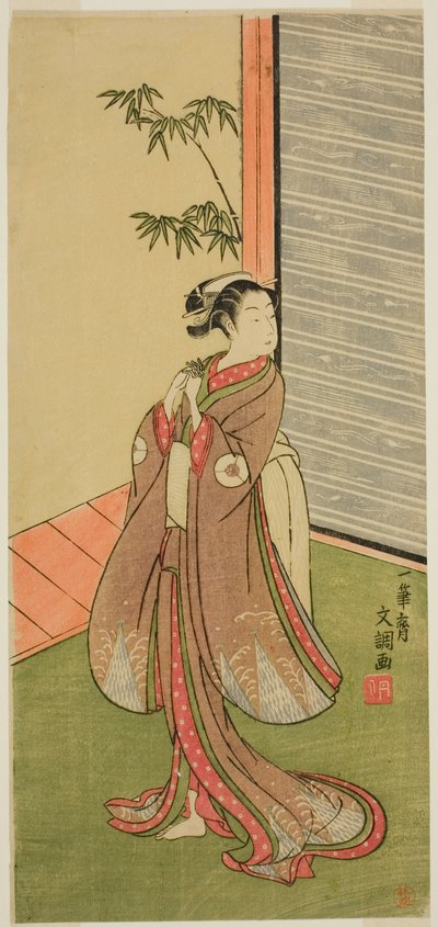 四代目岩井半四郎 女役 作： Ippitsusai Bunchō