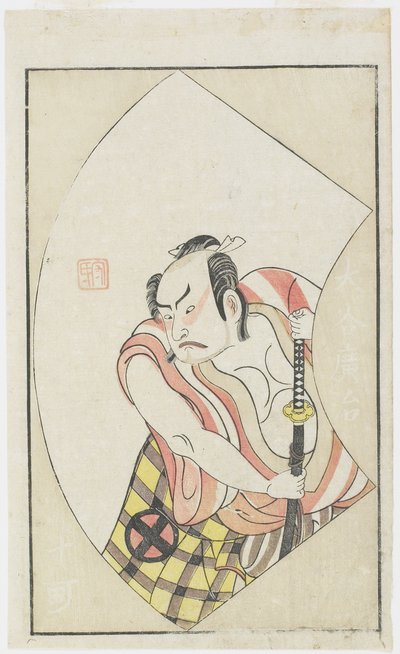 1770年1月、俳優O_tani HirojiがJukkaとして 作： Ippitsusai Bunchō