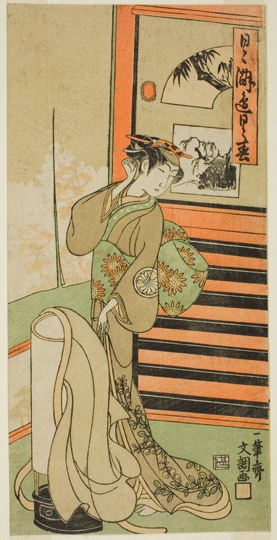 二代目瀬川菊之丞 役名不明 作： Ippitsusai Bunchō