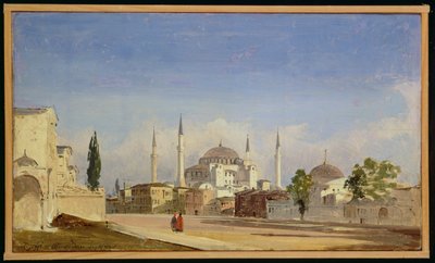 ハギアソフィア、コンスタンチノープル、1843年 作： Ippolito Caffi