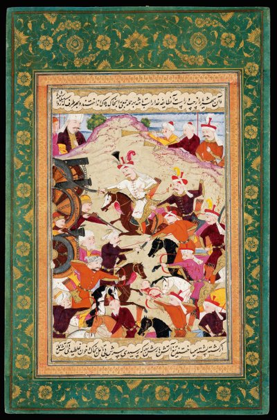 カルディランの戦いにおけるシャーイスマイルI 作： Iranian Master
