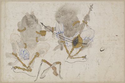 15世紀の束縛された2つの悪魔 作： Iranian Master