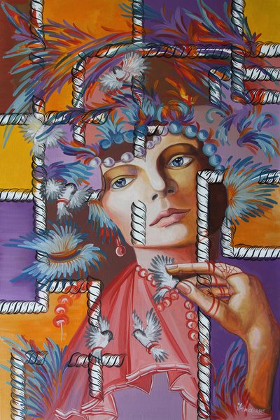 フェザーハット、2015 作： Irina Corduban