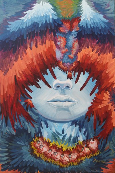 首なし四十雀、2015 作： Irina Corduban