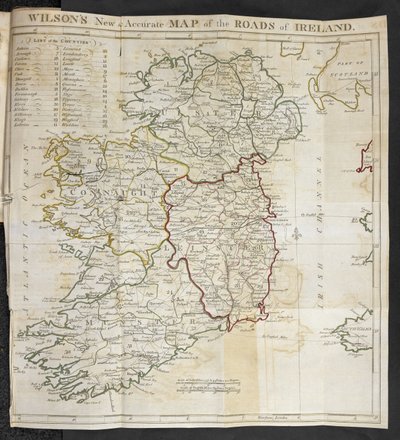 アイルランドの道路地図、「The post-chaise Companion: or, Traveller