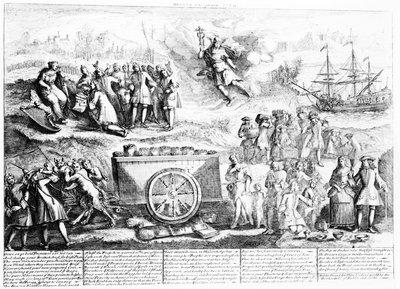 ウッドのハーフペンス、1724 作： Irish School