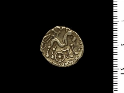 紀元前50年頃のヘンリーホードのコイン（金 作： Iron Age
