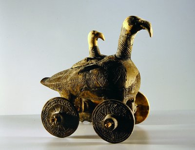 車輪付きジャーカート（テラコッタ） 作： Iron Age
