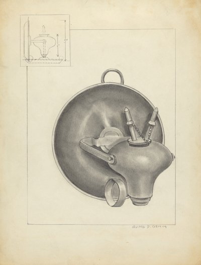 ランプ 作： Irving D. Genin