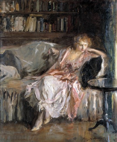彼女の余暇 作： Irving R. Wiles