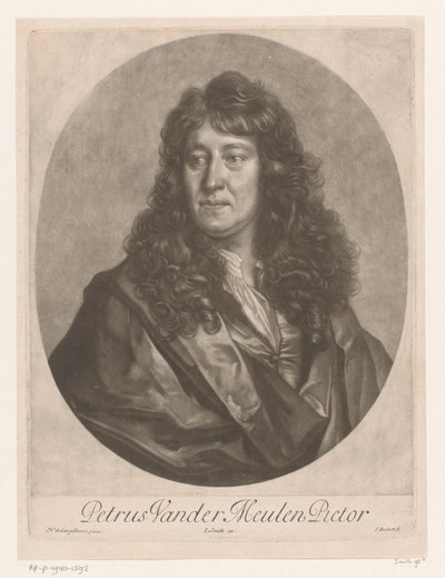 ピーター・ファン・デル・ミューレンの肖像 Petrus Vander Meulen Pictor (オブジェクトのタイトル) 作： Isaac Beckett