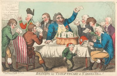 Zeichnung für den Zwölften-Kuchen in St. Annes Hill 作： アイザック・クルシャンク