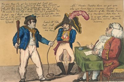 おむつinトウ、1803（手塗りのエッチング） 作： Isaac Cruikshank