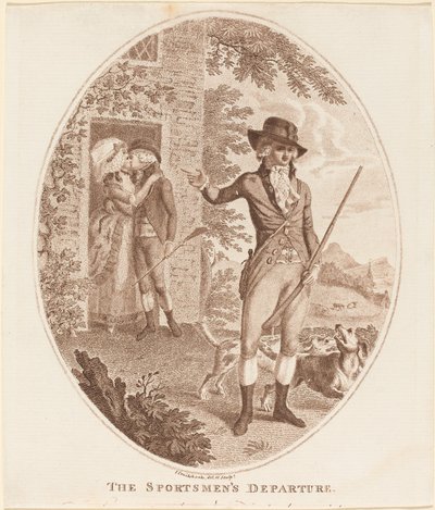 スポーツマンの出発 作： Isaac Cruikshank