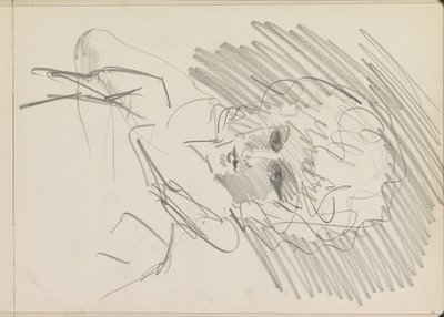 カールした女性のバスト 作： Isaac Israels