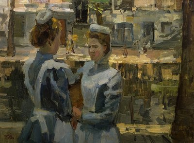 Leidsegrachtのメイド 作： Isaac Israels