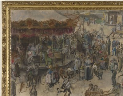 アムステルダムのメリーゴーランド 作： Isaac Israels