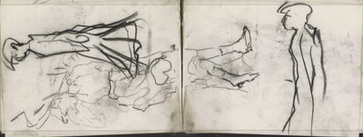 3 人の立っている女性 作： Isaac Israels