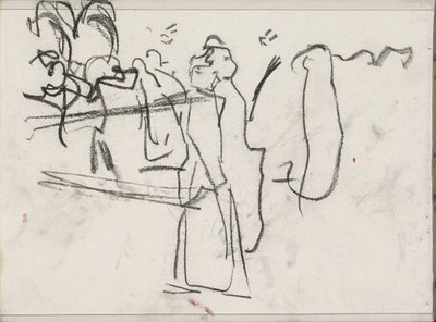 数字、おそらく歩いている 作： Isaac Israels