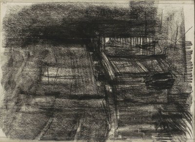 建物、おそらく店頭 作： Isaac Israels