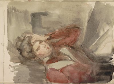 未知の若い女性の肖像 作： Isaac Israels