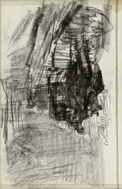 通りの馬車 作： Isaac Israels