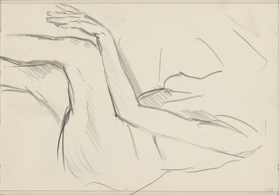 着席女性ヌード 作： Isaac Israels