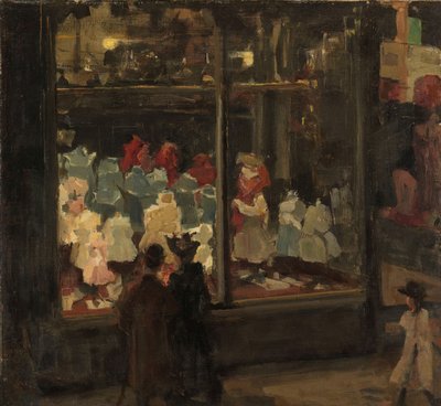 店の窓、1894 作： Isaac Israels