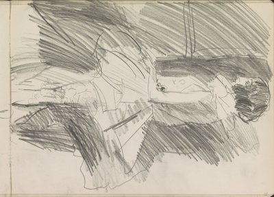 立っているダンサー、横顔 作： Isaac Israels
