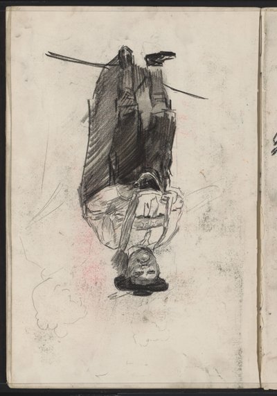 バイエルンの衣装で立っている男 作： Isaac Israels