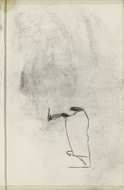 研究、おそらく毛布をかぶった馬 作： Isaac Israels
