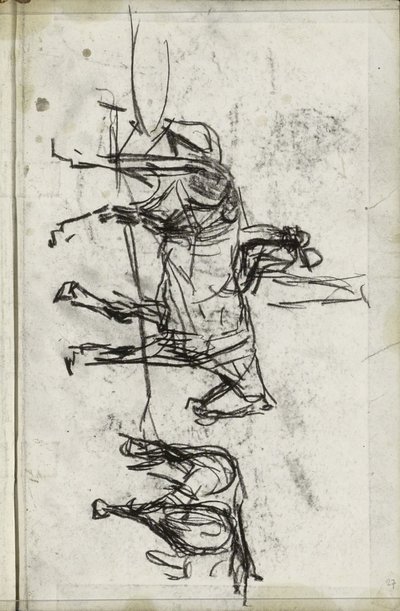 2 人のライダーと 4 つの戦車馬 作： Isaac Israels