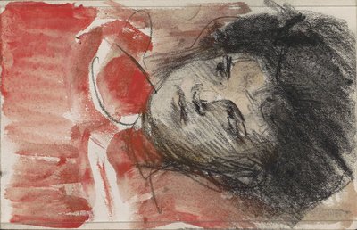左を見た女性の頭 作： Isaac Israels