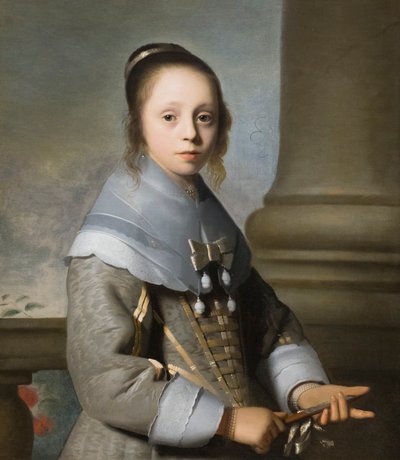 少女の肖像 1650年頃 油彩・カンヴァス 作： Isaac Luttichuys