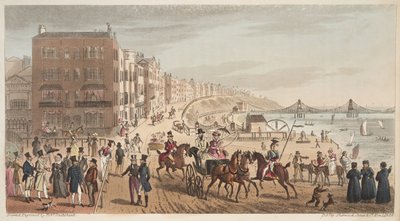 1824年に発行されたThe English Spyのブライトン、スタインの登場人物 作： Isaac Robert Cruikshank