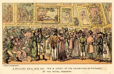 よく配置されたシリング 作： Isaac, Robert and George Cruikshank