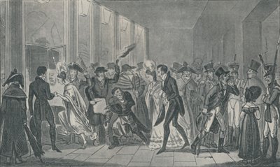 オペラの後、1821年、1920年。アーティスト：アイザックロバートクルクシャンク、ジョージクルクシャンク。 作： Isaac, Robert and George Cruikshank