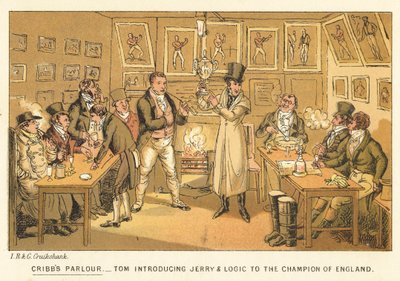 クリブスパーラー 作： Isaac, Robert and George Cruikshank