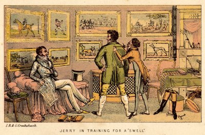 うねりのトレーニング中のジェリー 作： Isaac, Robert and George Cruikshank