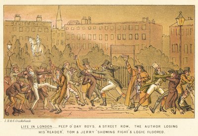 ロンドンでの生活 作： Isaac, Robert and George Cruikshank