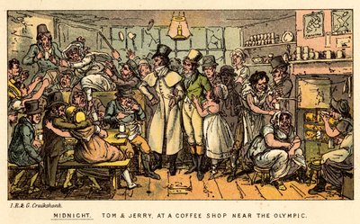真夜中 作： Isaac, Robert and George Cruikshank