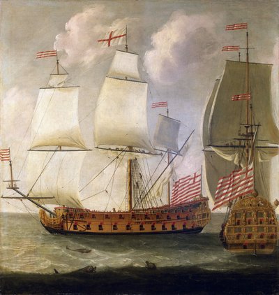 東インド会社の英国王ウィリアム3世（William III）（1650-1702）時代の武装船「インディアマン」の二重記述 作： Isaac Sailmaker