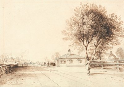 リバプールとマンチェスター鉄道の路線を表示します。 作： Isaac Shaw