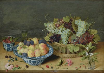 果物のある静物 作： Isaac Soreau