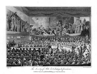 プレミアムを配布する芸術協会、1804 作： Isaac Taylor