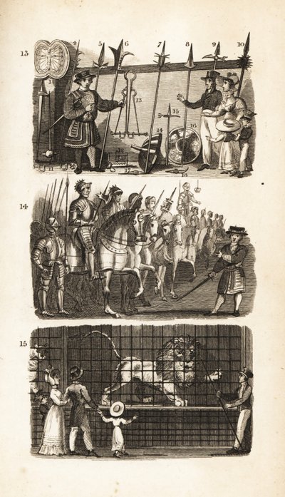 The Tiwer of London: The Armory, the Horse Armory and Wild Beasts in the Tower 作： Isaac Taylor