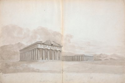 学問のある二つの神殿跡 作： Isaac Weld