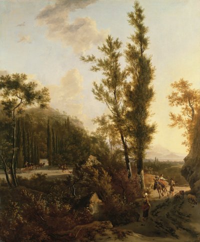 横向き 作： Isaac de Moucheron