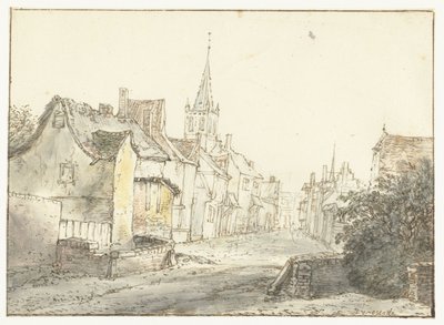 村や町の通り ドルプス通り 作： Isaac van Ostade