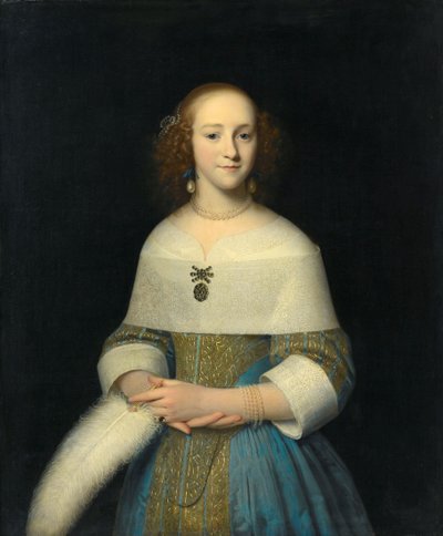 若い女性の肖像 若い女性の肖像画 作： Isaack Luttichuys